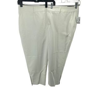 Roz & Ali Women's Signature Fit Low Waist Ankle Length Trouser Size 24W NWT